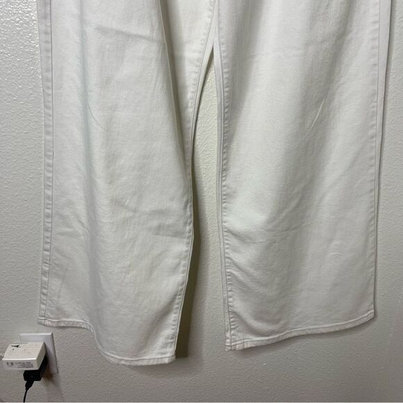 A New Approach High Rise Wide Leg White Jean Pants Size 16 Plus NWT- defected - Picture 4 of 13